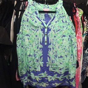 Lilly Pulitzer Tops - Lilly Pulitzer NWOT size large sleeveless silk top Lilly Pulitzer Tops - Lilly Pulitzer NWOT size large sleeveless silk top